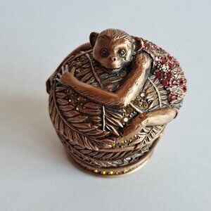 NEW Edgar Berebi Juno Monkey Jewelry Collectible Box